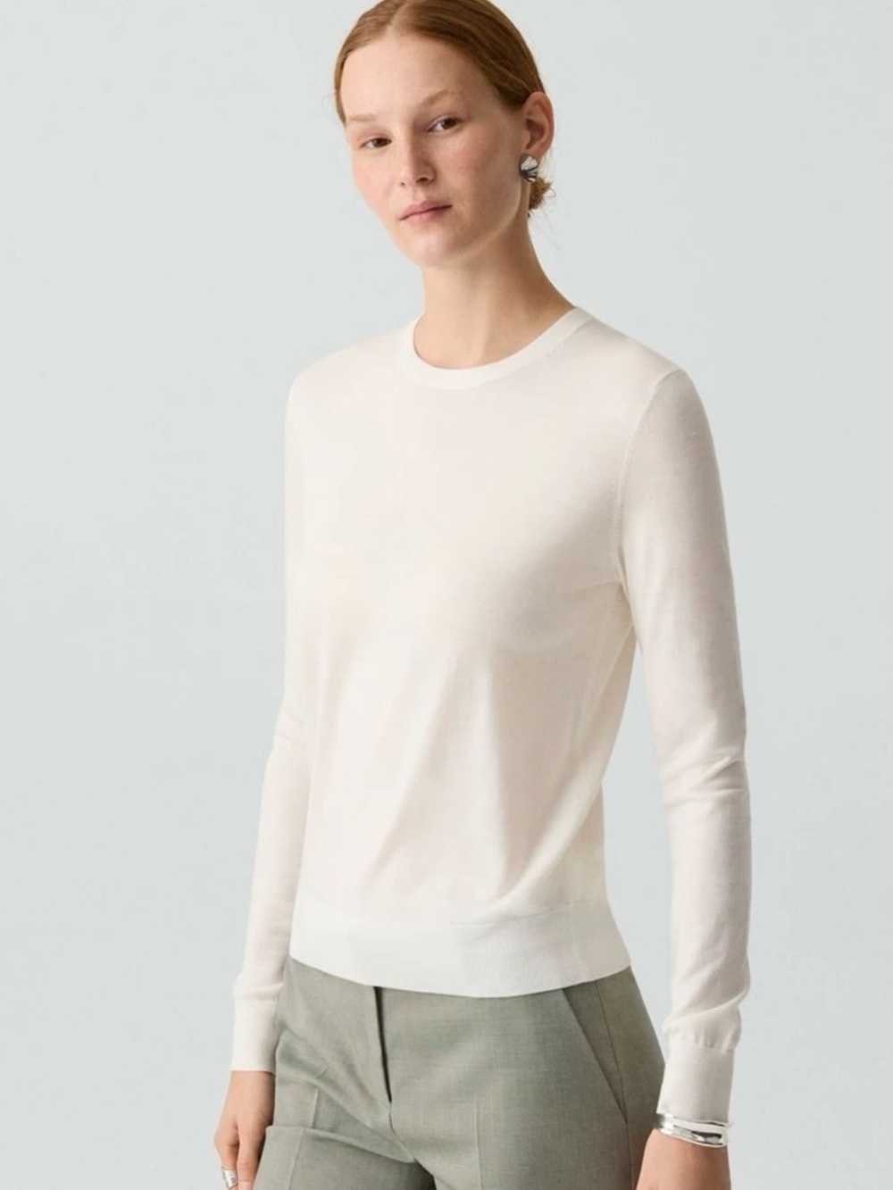 Theory Crewneck sweater in regal wool